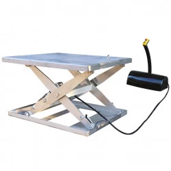 Table élévatrice électrique inox 1800 kg