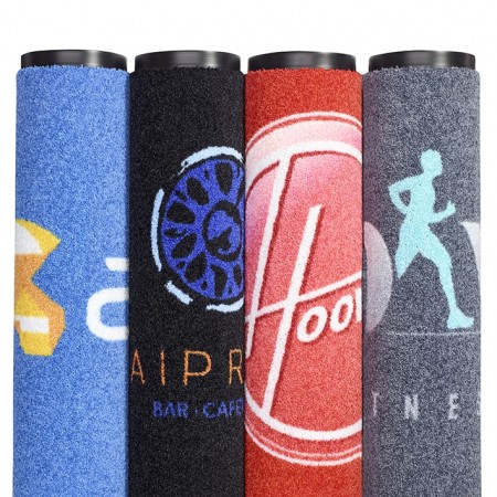Tapis d'entrée personnalisable absorbant pour trafic intense Tapis d'entrée personnalisable absorbant pour trafic intense