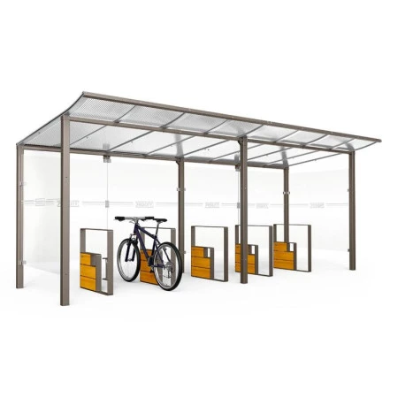 Abri avec support vélos Abri avec support vélos