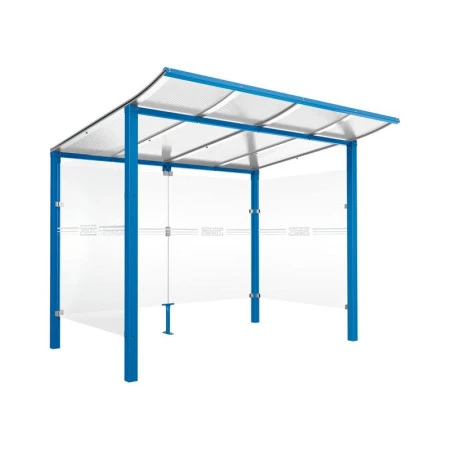 Abri pour vélos bleu Abri pour vélos bleu