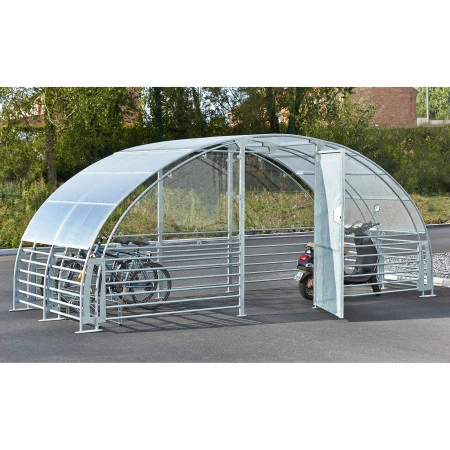 Abri fermé pour vélos, trottinettes, scooters et motos Abri fermé pour vélos, trottinettes, scooters et motos