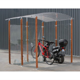 Abri vélos version bois Abri vélos version bois