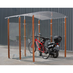 Abri vélos version bois