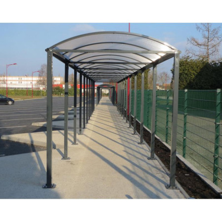 Extension pour abri vélo avec voûte Extension pour abri vélo avec voûte