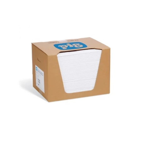 Dimensions : 38 cm x 51 cm. Capacité d’absorption 83,6 l/Sac. 100 feuilles par sac ou carton. Dimensions : 38 cm x 51 cm. Capacité d’absorption 83,6 l/Sac. 100 feuilles par sac ou carton.