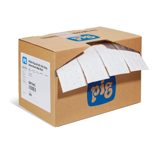 Rouleau absorbant PIG Rip-&-Fit® pour hydrocarbures