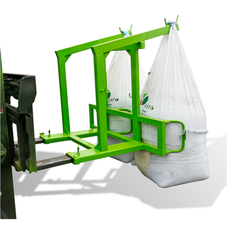Chargeur de sacs big-bags. 2 crochets. Charge 2x1000 kg Chargeur de sacs big-bags. 2 crochets. Charge 2x1000 kg