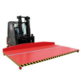 Plateforme basculante plate pour charges longues Plateforme basculante plate pour charges longues