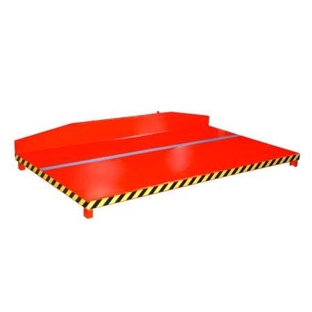 Plateforme basculante plate pour charges longues Plateforme basculante plate pour charges longues