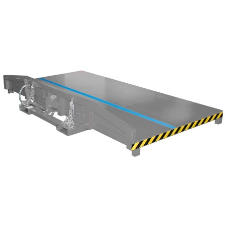 Plateforme basculante plate pour charges longues Plateforme basculante plate pour charges longues