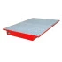 Bac de rétention rouge sur rayonnage - Marque Bauer - Avec caillebotis galvanisé Bac de rétention rouge sur rayonnage - Marque Bauer - Avec caillebotis galvanisé