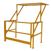 Barrière écluse basculante