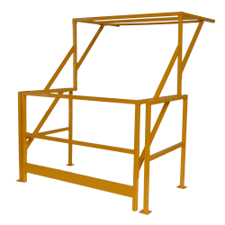 Barrière écluse basculante