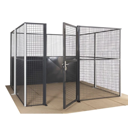 Box grillagé et sécurisé. Hauteur 2200 mm Box grillagé et sécurisé. Hauteur 2200 mm
