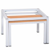 Socle avec banc rétractable assise 400 mm