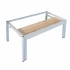 Socle avec banc rétractable