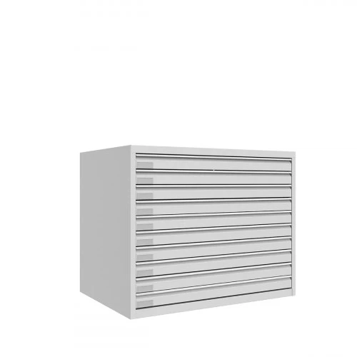Armoire à plan à ouverture totale