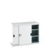 40022062 - Armoire CUBIO SMS-13610-11 - Avec Portes Coulissantes et 2 Tablettes - LxPxH 1300x650x1000mm - Gris Clair RAL 7035 40022062 - Armoire CUBIO SMS-13610-11 - Avec Portes Coulissantes et 2 Tablettes - LxPxH 1300x650x1000mm - Gris Clair RAL 7035