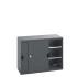 40022062 - Armoire CUBIO SMS-13610-11 - Avec Portes Coulissantes et 2 Tablettes - LxPxH 1300x650x1000mm - Full Gris Anthracite RAL 7016 40022062 - Armoire CUBIO SMS-13610-11 - Avec Portes Coulissantes et 2 Tablettes - LxPxH 1300x650x1000mm - Full Gris Anthracite RAL 7016