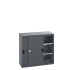 40013068 - Armoire CUBIO SMS-10510-11 - Avec Portes Coulissantes, 2 Tablettes - LxPxH 1050x525x1000mm - Full Gris Anthracite RAL 7016 40013068 - Armoire CUBIO SMS-10510-11 - Avec Portes Coulissantes, 2 Tablettes - LxPxH 1050x525x1000mm - Full Gris Anthracite RAL 7016