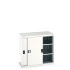 40021138 - Armoire CUBIO SMS-10610-11 - Avec Portes Coulissantes et 2 Tablettes - LxPxH 1050x650x1000mm - Gris Clair RAL 7035 40021138 - Armoire CUBIO SMS-10610-11 - Avec Portes Coulissantes et 2 Tablettes - LxPxH 1050x650x1000mm - Gris Clair RAL 7035