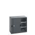 40021138 - Armoire CUBIO SMS-10610-11 - Avec Portes Coulissantes et 2 Tablettes - LxPxH 1050x650x1000mm - Full Gris Anthracite RAL 7016 40021138 - Armoire CUBIO SMS-10610-11 - Avec Portes Coulissantes et 2 Tablettes - LxPxH 1050x650x1000mm - Full Gris Anthracite RAL 7016