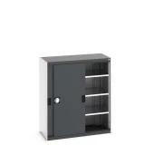 40013069 - Armoire CUBIO SMS-10512-11 - Avec Portes Coulissantes, 3 Tablettes - LxPxH 1050x525x1200mm - Gris Anthracite RAL 7016 40013069 - Armoire CUBIO SMS-10512-11 - Avec Portes Coulissantes, 3 Tablettes - LxPxH 1050x525x1200mm - Gris Anthracite RAL 7016