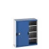 40013069 - Armoire CUBIO SMS-10512-11 - Avec Portes Coulissantes, 3 Tablettes - LxPxH 1050x525x1200mm - Bleu Gentiane RAL 5010 40013069 - Armoire CUBIO SMS-10512-11 - Avec Portes Coulissantes, 3 Tablettes - LxPxH 1050x525x1200mm - Bleu Gentiane RAL 5010