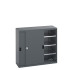 40014061 - Armoire CUBIO SMS-13512-11 - Avec Portes Coulissantes, 3 Tablettes - LxPxH 1300x525x1200mm - Full Gris Anthracite RAL 7016 40014061 - Armoire CUBIO SMS-13512-11 - Avec Portes Coulissantes, 3 Tablettes - LxPxH 1300x525x1200mm - Full Gris Anthracite RAL 7016