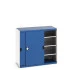 40022063 - Armoire CUBIO SMS-13612-11 - Avec Portes Coulissantes et 3 Tablettes - LxPxH 1300x650x1200mm - Bleu Gentiane RAL 5010 40022063 - Armoire CUBIO SMS-13612-11 - Avec Portes Coulissantes et 3 Tablettes - LxPxH 1300x650x1200mm - Bleu Gentiane RAL 5010