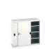 40022063 - Armoire CUBIO SMS-13612-11 - Avec Portes Coulissantes et 3 Tablettes - LxPxH 1300x650x1200mm - Gris Clair RAL 7035 40022063 - Armoire CUBIO SMS-13612-11 - Avec Portes Coulissantes et 3 Tablettes - LxPxH 1300x650x1200mm - Gris Clair RAL 7035