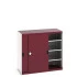40022063 - Armoire CUBIO SMS-13612-11 - Avec Portes Coulissantes et 3 Tablettes - LxPxH 1300x650x1200mm - Rouge Pourpre RAL 3004 40022063 - Armoire CUBIO SMS-13612-11 - Avec Portes Coulissantes et 3 Tablettes - LxPxH 1300x650x1200mm - Rouge Pourpre RAL 3004