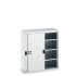 40013069 - Armoire CUBIO SMS-10512-11 - Avec Portes Coulissantes, 3 Tablettes - LxPxH 1050x525x1200mm - Gris Clair RAL 7035 40013069 - Armoire CUBIO SMS-10512-11 - Avec Portes Coulissantes, 3 Tablettes - LxPxH 1050x525x1200mm - Gris Clair RAL 7035