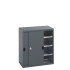 40021139 - Armoire CUBIO SMS-10612-1 - Avec Portes Coulissantes et 3 Tablettes - LxPxH 1050x650x1200mm - Full Gris Anthracite RAL 7016 40021139 - Armoire CUBIO SMS-10612-1 - Avec Portes Coulissantes et 3 Tablettes - LxPxH 1050x650x1200mm - Full Gris Anthracite RAL 7016