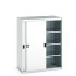 40022094 - Armoire CUBIO SMS-13616-12 - Avec Portes Coulissantes et 3 Tablettes - LxPxH 1300x650x1600mm - Gris Clair RAL 7035 40022094 - Armoire CUBIO SMS-13616-12 - Avec Portes Coulissantes et 3 Tablettes - LxPxH 1300x650x1600mm - Gris Clair RAL 7035