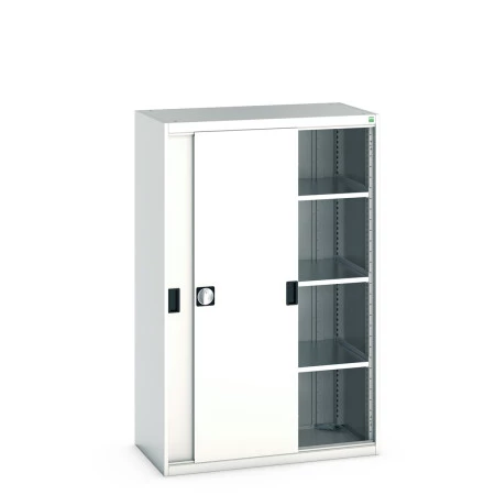 40013072 - Armoire CUBIO CUBIO SMS-10516-1 - Avec Portes Coulissantes, 3 Tablettes - LxPxH 1050x525x1600mm - Gris Clair RAL 7035 40013072 - Armoire CUBIO CUBIO SMS-10516-1 - Avec Portes Coulissantes, 3 Tablettes - LxPxH 1050x525x1600mm - Gris Clair RAL 7035