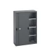 40013072 - Armoire CUBIO CUBIO SMS-10516-1 - Avec Portes Coulissantes, 3 Tablettes - LxPxH 1050x525x1600mm - Full Gris Anthracite RAL 7016 40013072 - Armoire CUBIO CUBIO SMS-10516-1 - Avec Portes Coulissantes, 3 Tablettes - LxPxH 1050x525x1600mm - Full Gris Anthracite RAL 7016