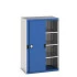40021214 - Armoire CUBIO SMS-10616-1 - Avec Portes Coulissantes et 3 Tablettes - LxPxH 1050x650x1600mm - Bleu Gentiane RAL 5010 40021214 - Armoire CUBIO SMS-10616-1 - Avec Portes Coulissantes et 3 Tablettes - LxPxH 1050x650x1600mm - Bleu Gentiane RAL 5010