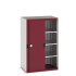 40021214 - Armoire CUBIO SMS-10616-1 - Avec Portes Coulissantes et 3 Tablettes - LxPxH 1050x650x1600mm - Rouge Pourpre RAL 3004 40021214 - Armoire CUBIO SMS-10616-1 - Avec Portes Coulissantes et 3 Tablettes - LxPxH 1050x650x1600mm - Rouge Pourpre RAL 3004