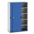 40022065 - CUBIO Armoire SMS-13620-12 - Avec Portes Coulissantes et 4 Tablettes - LxPxH 1300x650x2000mm - Bleu Gentiane RAL 5010 40022065 - CUBIO Armoire SMS-13620-12 - Avec Portes Coulissantes et 4 Tablettes - LxPxH 1300x650x2000mm - Bleu Gentiane RAL 5010