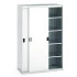 40022065 - CUBIO Armoire SMS-13620-12 - Avec Portes Coulissantes et 4 Tablettes - LxPxH 1300x650x2000mm - Gris Clair RAL 7035 40022065 - CUBIO Armoire SMS-13620-12 - Avec Portes Coulissantes et 4 Tablettes - LxPxH 1300x650x2000mm - Gris Clair RAL 7035