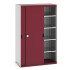 40022065 - CUBIO Armoire SMS-13620-12 - Avec Portes Coulissantes et 4 Tablettes - LxPxH 1300x650x2000mm - Rouge Pourpre RAL 3004 40022065 - CUBIO Armoire SMS-13620-12 - Avec Portes Coulissantes et 4 Tablettes - LxPxH 1300x650x2000mm - Rouge Pourpre RAL 3004