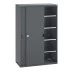40022065 - CUBIO Armoire SMS-13620-12 - Avec Portes Coulissantes et 4 Tablettes - LxPxH 1300x650x2000mm - Full Gris Anthracite RAL 7016 40022065 - CUBIO Armoire SMS-13620-12 - Avec Portes Coulissantes et 4 Tablettes - LxPxH 1300x650x2000mm - Full Gris Anthracite RAL 7016