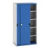 40021141 - Armoire CUBIO SMS-10620-12 - Avec Portes Coulissantes et 4 Tablettes - LxPxH 1050x650x2000mm - Bleu Gentiane RAL 5010 40021141 - Armoire CUBIO SMS-10620-12 - Avec Portes Coulissantes et 4 Tablettes - LxPxH 1050x650x2000mm - Bleu Gentiane RAL 5010