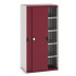 40021141 - Armoire CUBIO SMS-10620-12 - Avec Portes Coulissantes et 4 Tablettes - LxPxH 1050x650x2000mm - Rouge Pourpre RAL 3004 40021141 - Armoire CUBIO SMS-10620-12 - Avec Portes Coulissantes et 4 Tablettes - LxPxH 1050x650x2000mm - Rouge Pourpre RAL 3004