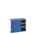 40013067 - Armoire CUBIO SMS-108-11 - Avec Portes Coulissantes, 2 Tablettes - LxPxH 1050x525x800mm - Bleu Gentiane RAL 5010 40013067 - Armoire CUBIO SMS-108-11 - Avec Portes Coulissantes, 2 Tablettes - LxPxH 1050x525x800mm - Bleu Gentiane RAL 5010