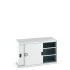40022061 - Armoire CUBIO SMS-1368-11 - Avec Portes Coulissantes et 2 Tablettes - LxPxH 1300x650x800mm - Gris Clair RAL 7035 40022061 - Armoire CUBIO SMS-1368-11 - Avec Portes Coulissantes et 2 Tablettes - LxPxH 1300x650x800mm - Gris Clair RAL 7035