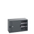 40022061 - Armoire CUBIO SMS-1368-11 - Avec Portes Coulissantes et 2 Tablettes - LxPxH 1300x650x800mm - Full Gris Anthracite RAL 7016 40022061 - Armoire CUBIO SMS-1368-11 - Avec Portes Coulissantes et 2 Tablettes - LxPxH 1300x650x800mm - Full Gris Anthracite RAL 7016
