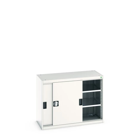40013067 - Armoire CUBIO SMS-108-11 - Avec Portes Coulissantes, 2 Tablettes - LxPxH 1050x525x800mm - Gris Clair RAL 7035 40013067 - Armoire CUBIO SMS-108-11 - Avec Portes Coulissantes, 2 Tablettes - LxPxH 1050x525x800mm - Gris Clair RAL 7035
