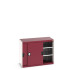 40013067 - Armoire CUBIO SMS-108-11 - Avec Portes Coulissantes, 2 Tablettes - LxPxH 1050x525x800mm - Rouge Pourpre RAL 3004 40013067 - Armoire CUBIO SMS-108-11 - Avec Portes Coulissantes, 2 Tablettes - LxPxH 1050x525x800mm - Rouge Pourpre RAL 3004